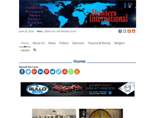 Tablet Screenshot of huntersinternational.org